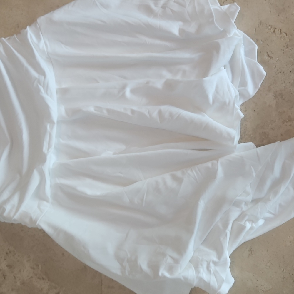 White Strapless Dress - Picture 2 of 4